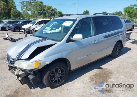 2004 Honda Odyssey Ex-L from USA, damaged, VIN 5FNRL18744B097944